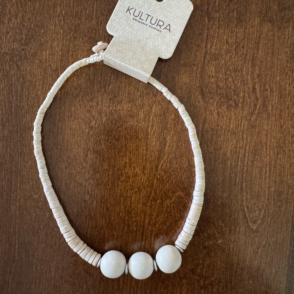Kultura Natural Beaded Necklace